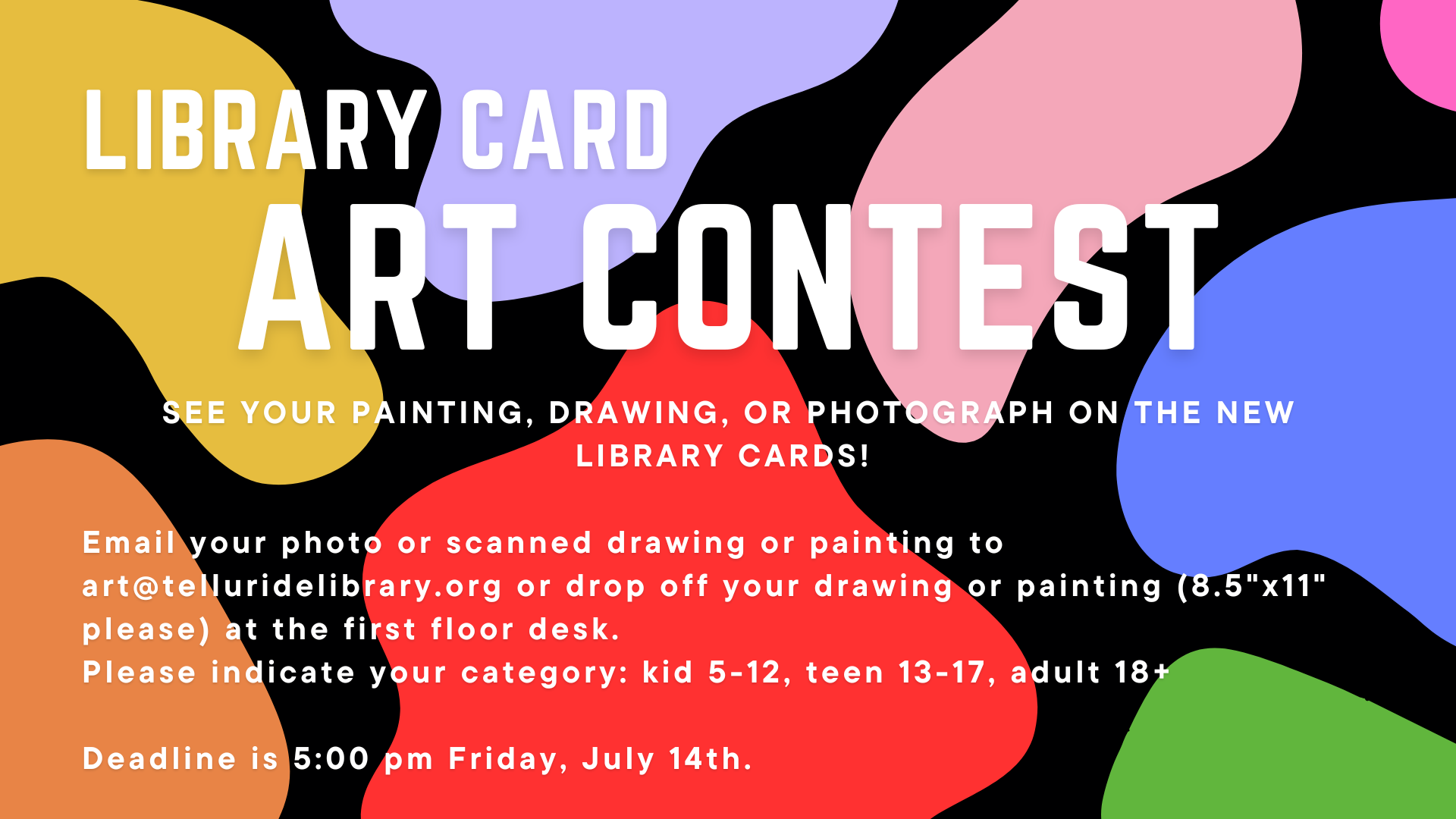 library card art contest