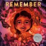 Book cover for Remember, showing the face of a young girl