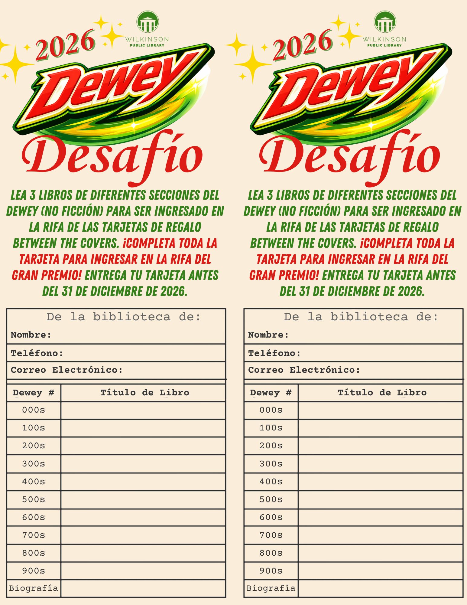 Dewey desafio