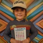 photo of a girl who has completed a Read for 20 card